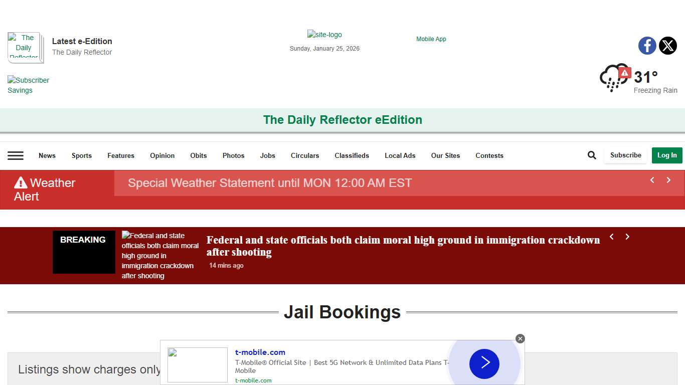 Jail Bookings reflector.com